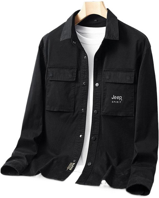 JEEP SPIRIT 지프 스피릿 봄가을 남성용 카고남방코트 긴팔셔츠 WKS2309+사은품