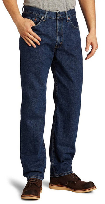 (국내매장판) 리바이스 550 릴렉스 스트레이트핏 진 다크워시 남성 청바지