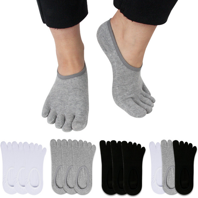 국내생산 면100% 6켤레 발가락 페이크 남자 여자 여름 발냄새방지 보송한 덧신 양말