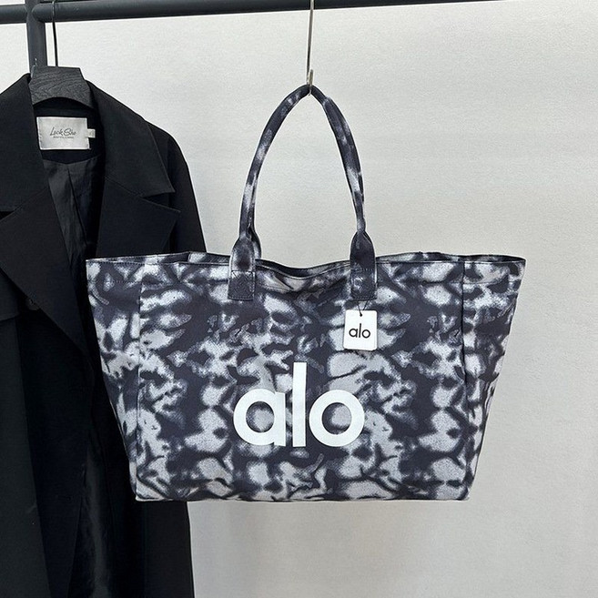 알로 ALO 요가 가방 숄더백 캔버스 유니섹스 대형 쇼퍼백 스포츠 짐 에코백 스포츠가방 대용량 백 운동가방