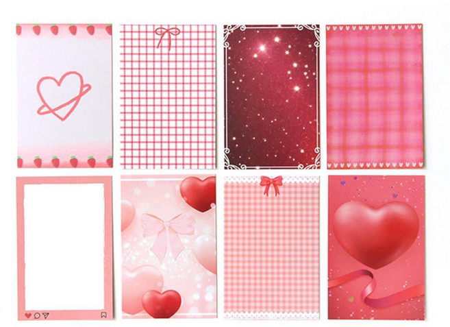 포카 바인더 꾸미기 뒷대지 배경지 6공다이어리, 1개, 그린