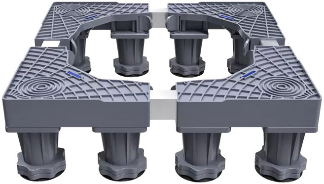 洗衣機底座 - 加高加厚3.0版 洗衣機架 洗衣機增高架 冰箱增高架, 1個, 8腳(單管)無輪子