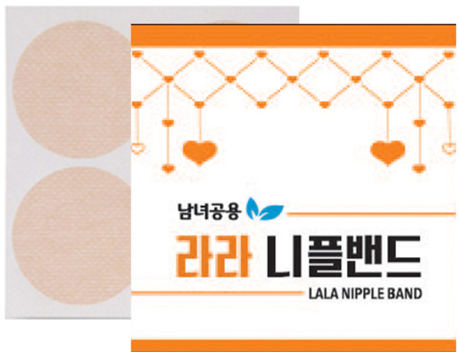 남녀공용 라라 니플밴드 39mm 104매, 1개