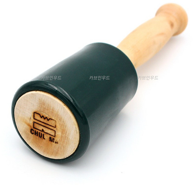 철마 원통형 우레탄망치 서각 끌 망치 가죽공예 목공 공구, 520g, 1개