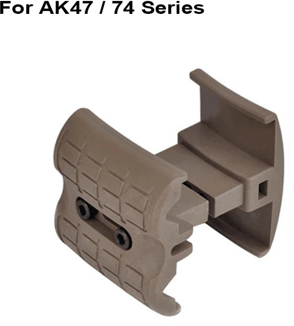총충전기 매거진 Mag 커플러 클립 Mag-Link 커넥터 AK 47 74 MP5 AR 15 M4A1 5.56MM Airsoft Hunting 액세, 07 AK tan