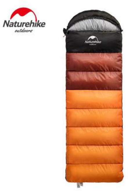 리코 컴팩드 캠핑 침낭 봉투형 1인용 1.5kg 220x80cm 텐트 아웃도어 두껍고 따뜻한 겨울 방한 패딩 담요 난방 싱글, 그린, 1개