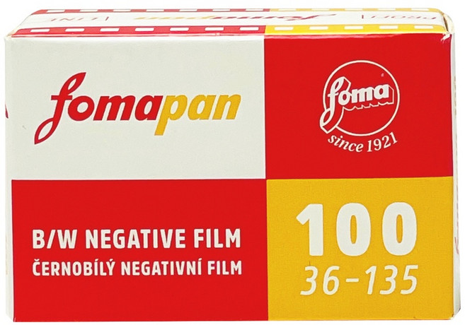 FOMA FOMAPAN 100 黑白底片 135 復古包裝, 1個, 一百周年 復古包裝