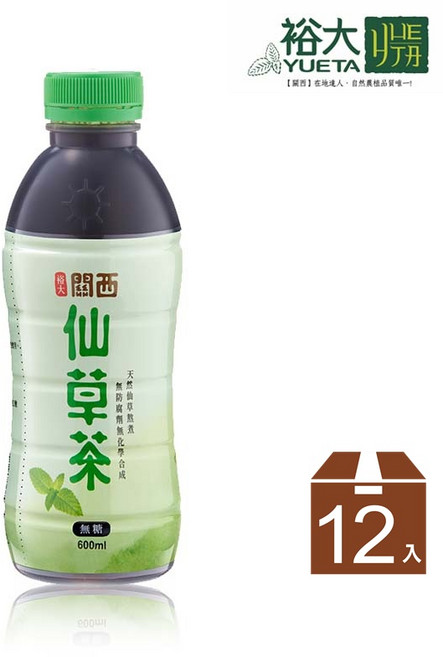 裕大 關西仙草茶, 600g, 12個, 1個裝