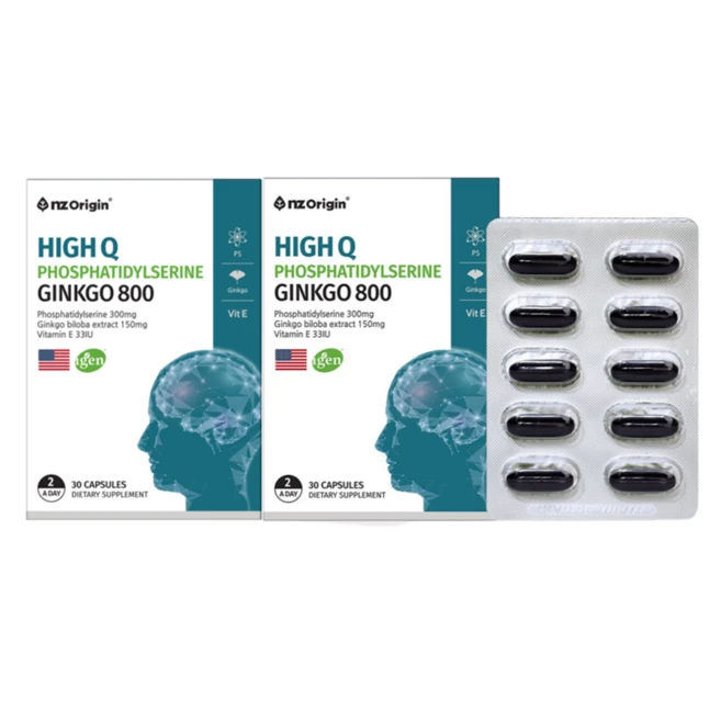 하이큐 포스파티딜세린 징코 800mg, 60정, 1개 - 쿠팡