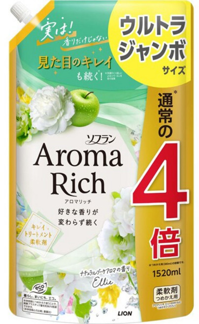 소프란 아로마리치 엘리 리필용 울트라 점보 1520ml 141067, 1.52L, 1개