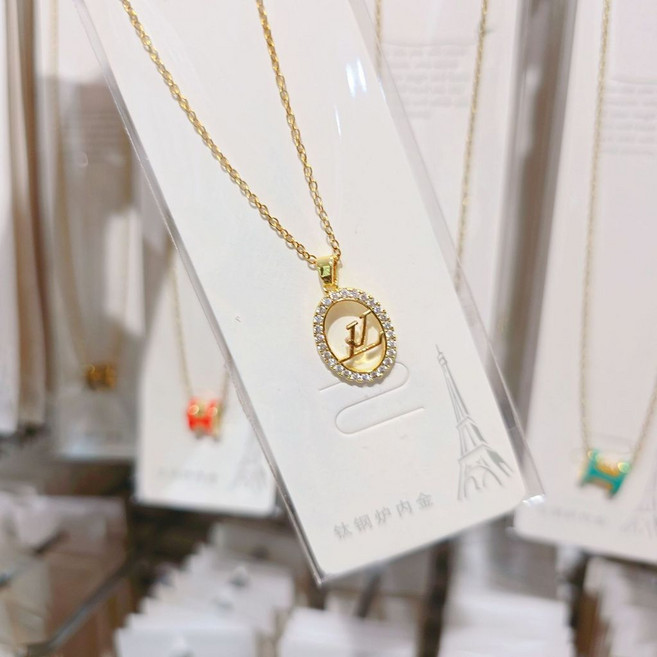 鈦鋼項鏈 大牌飾品