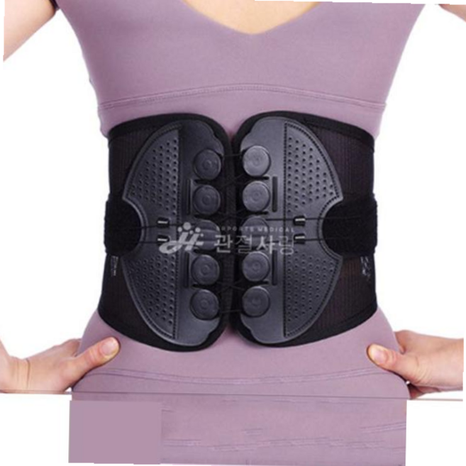 지지대 와이어 허리 보호대 L 자세 운동 휠 허리복대 59000EA 1EA, 본상품