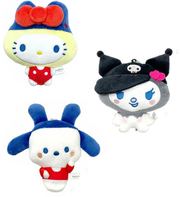 (당일발송 정품) 다마고치 유니 산리오 캐릭터즈 콜라보2 마스코트 인형 미미치 메로디치 쿠치파치 포차코 키홀더 키링, 1개, 헬로키티 마메치