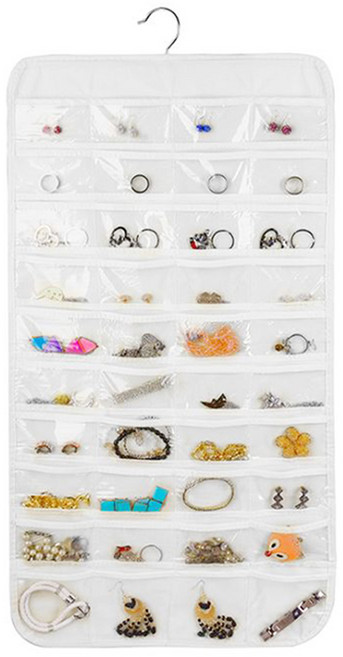 제인마랑 악세사리 벽걸이 양면 소품 포켓 정리함, 1개, 1개