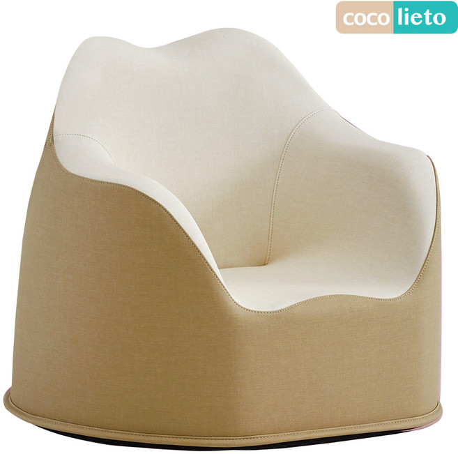 리에또 코지 유아소파 1인용 아기 돌 생일선물 아기의자, 코지 베이지, 1개