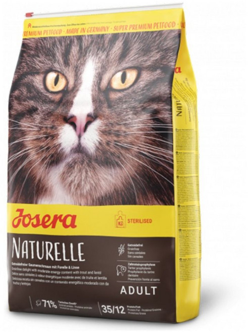 요세라 어덜트 내추럴캣 그레인프리 건식사료, 오리, 2kg, 1개