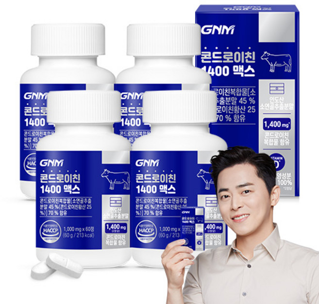 자연의품격 콘드로이친 1400맥스 60g, 60정, 4개