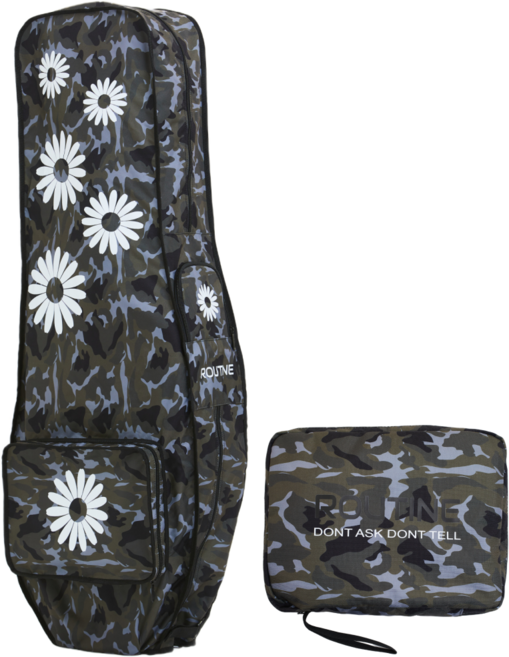 루틴골프 데이지카모 골프백 항공커버, 화이트