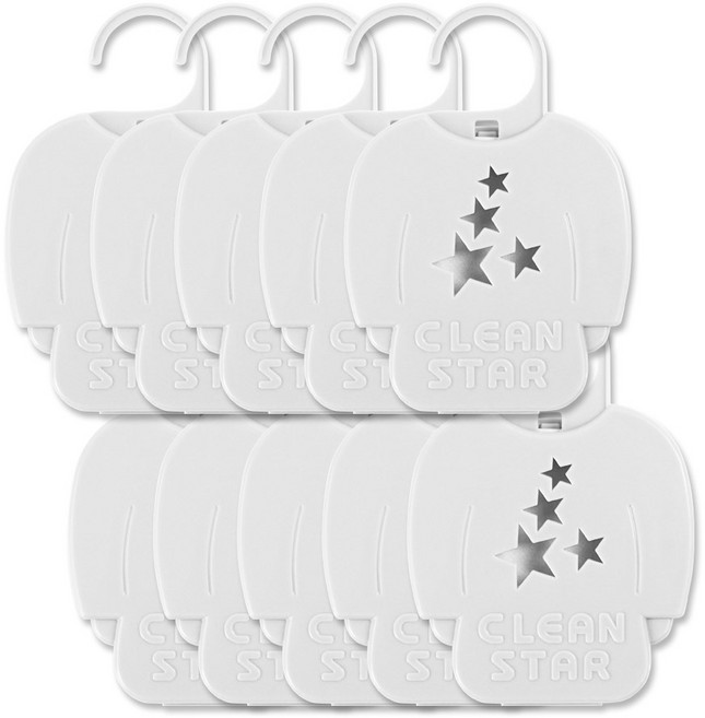 크린스타 옷장탈취제 방향제 냄새제거 본품 로즈마리향, 10개, 4g