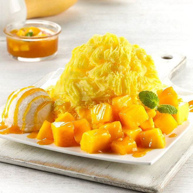 흥국 스노우빙 빙수블럭 망고 대패타입 300g 24개입 냉동, 24개