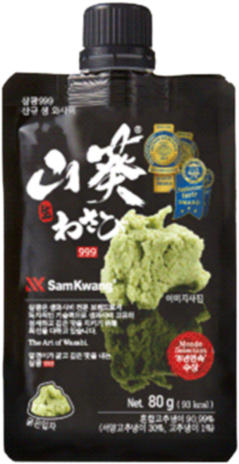 삼광999 생와사비, 80g, 3개