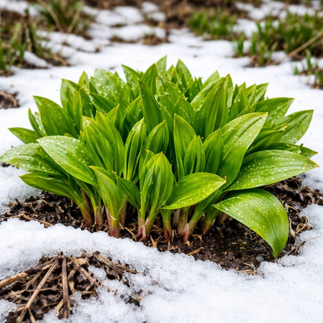 [단골500명농장] 싱싱한 울릉도종 산마늘 명이나물, 1박스, 1kg
