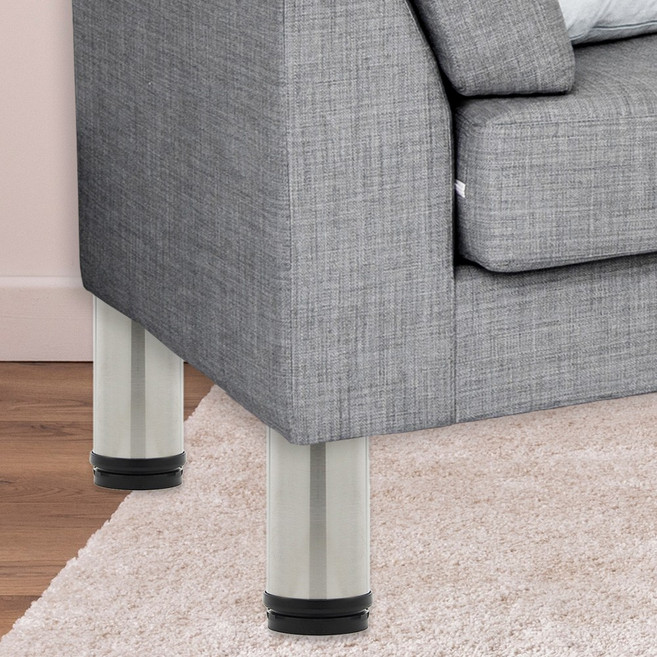 메가디자인 가구 보수 원통형 높이조절 가구발 2개 20cm 원통형가구발 가구보수가구발