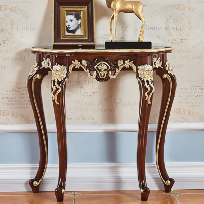 드프몽 프렌치무드 엔틱 콘솔 장식장, 브라운골드