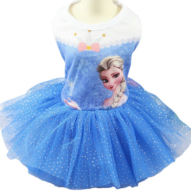 CloudTail 반려동물용 에브리데이 튜튜 드레스 푸른색, 1개