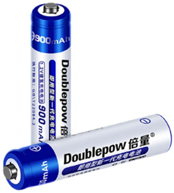 AAA 900MAH 環保快充循環充電電池, 1個, 倍量4號充電電池-兩顆, 2個裝
