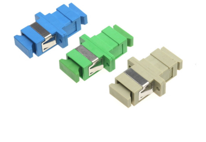 광아답터 SC타입 광어댑터, 1C 녹색(Green), 1개, 1cm