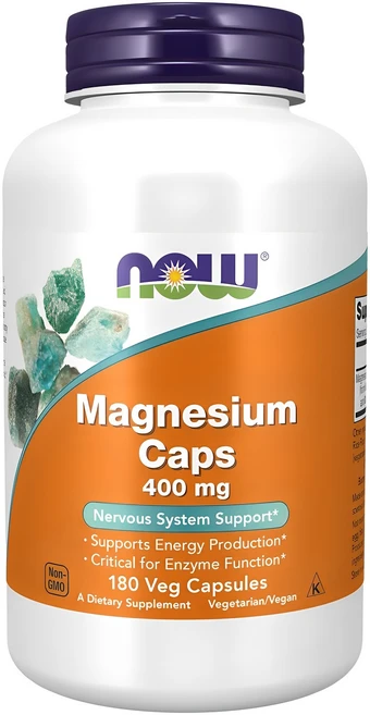 나우푸드 마그네슘 캡 400mg 베지 캡슐, 180정, 1개 - 쿠팡