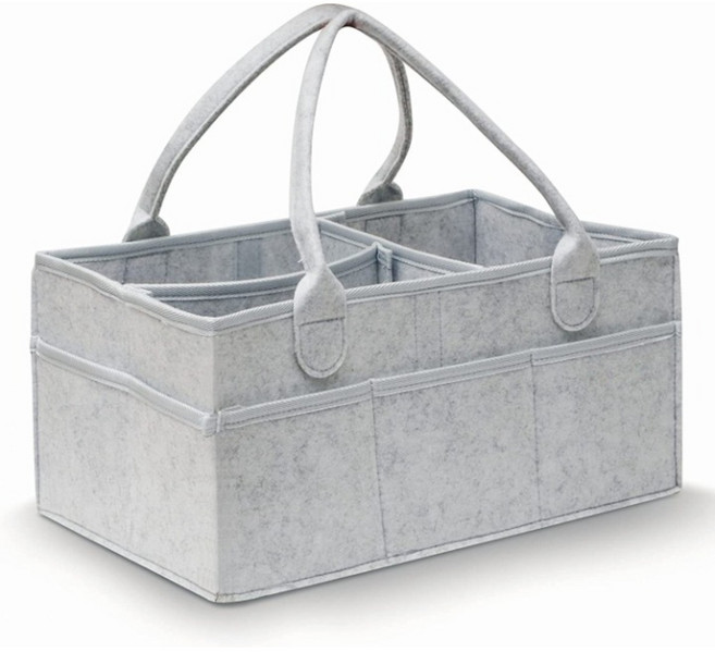 젠스 앙증수납 깔끔정리 뽀송보관 기저귀 이너백, 그레이