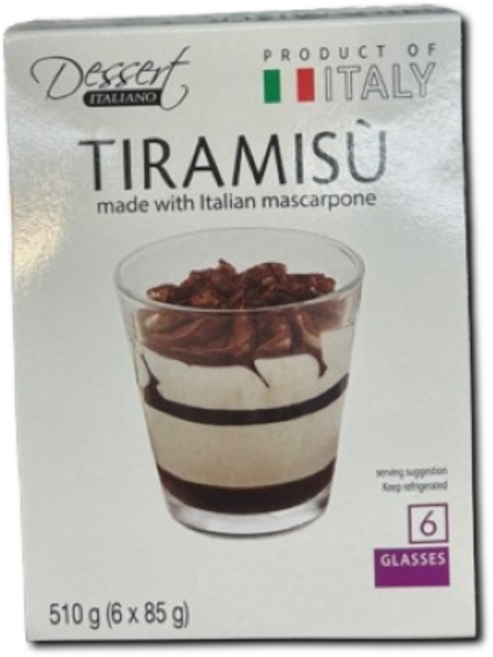 코스트코 EMMI 이탈리안 티라미수 컵 85g x 6 / 이태리 냉장 디저트, 6개