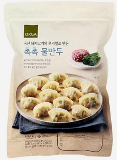 ORGA 촉촉한 물만두, 26개, 490g