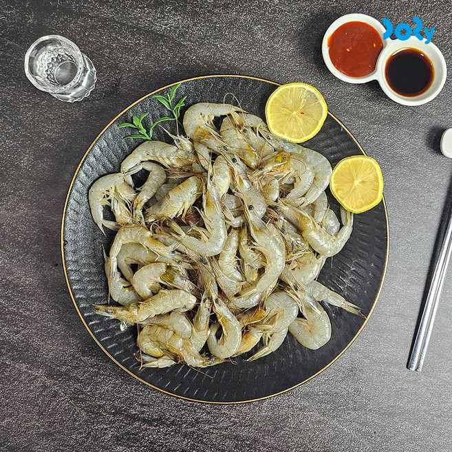 [국내산] 어획즉시 동결 중하새우 1kg 80~100미 김장 장용 새우장 새우튀김 국물새우, 1개, 1kg (80-100미 내외)