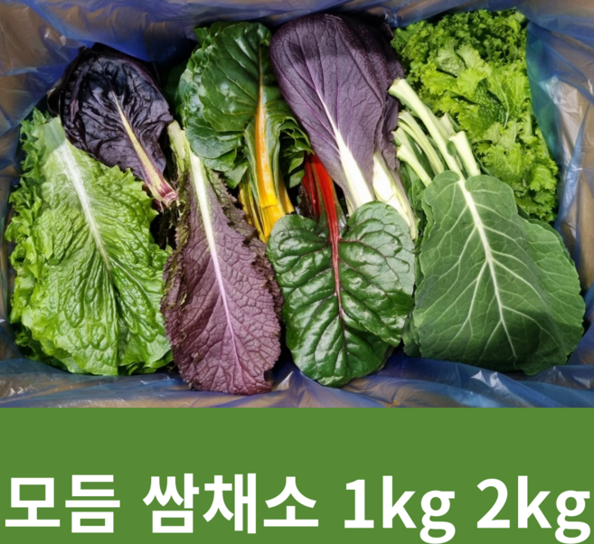 길룡이네 모듬쌈채소, 1박스