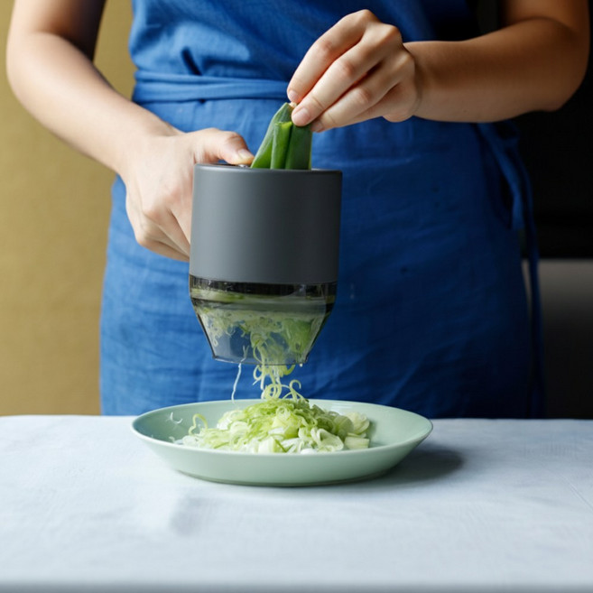 푸드시터 다용도 채칼 다지기, 다크그레이, 1개