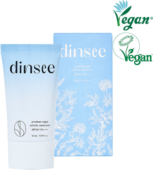 딘시 프리미엄 비건 액티비티 선크림 SPF50+PA++++ 50ml, 1개