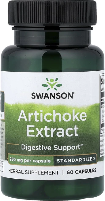 헁복하고 건강하세요 Swanson 아티초크 추출물 250mg 캡슐 60정 늘 챙기셔야합니다, 1개 - 쿠팡