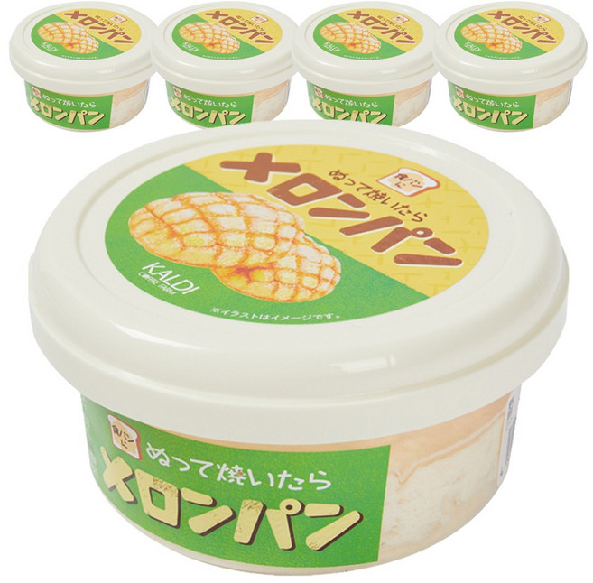 KALDI 바르고 구우면 메론빵 스프레드, 5개, 110g