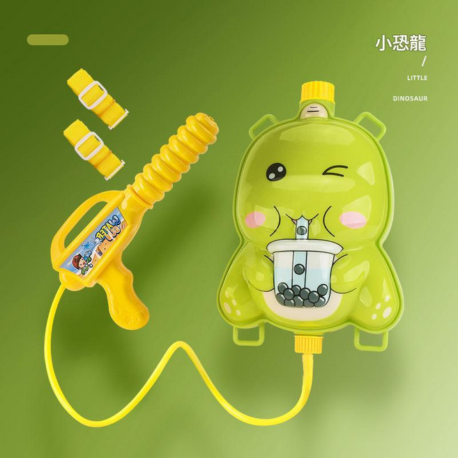 SAD 兒童揹包水槍玩具 抽拉式, 奶龍 2.0L揹包水槍, 1個