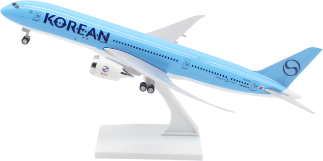 JJC 비행기 모형 30cm 다이캐스트 1:200 장식용 대형 모형항공기 대한한공 A380 B747 아시아나 A380, 1개, 신도장 대한한공 A350