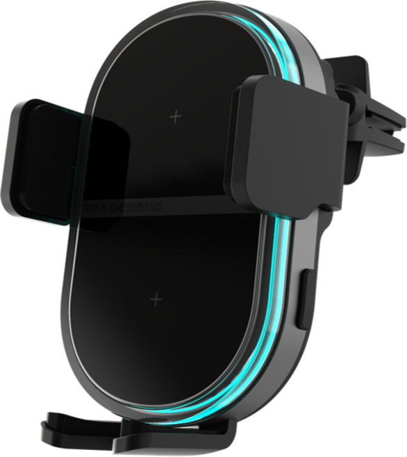 티맵자동실행 플립호환 듀얼 무선충전 코일 적용 차량용 무선충전 거치대 엑스캔 XV-320, 기본구성