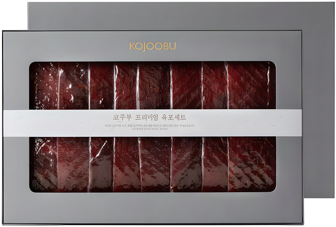3위 - 코주부 프리미엄 육포 + 쇼핑백 선물세트, 1세트, 400g