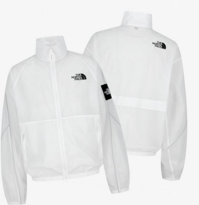 [매장판] 노스페이스 화이트라벨 바람막이 자켓 올레마 LT 남녀공용 경량 점퍼 화이트 NJ3LS09K