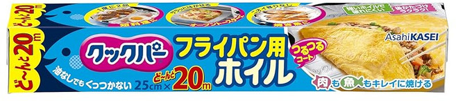 쿡퍼 후라이팬용 호일 25cmX20m, 1개