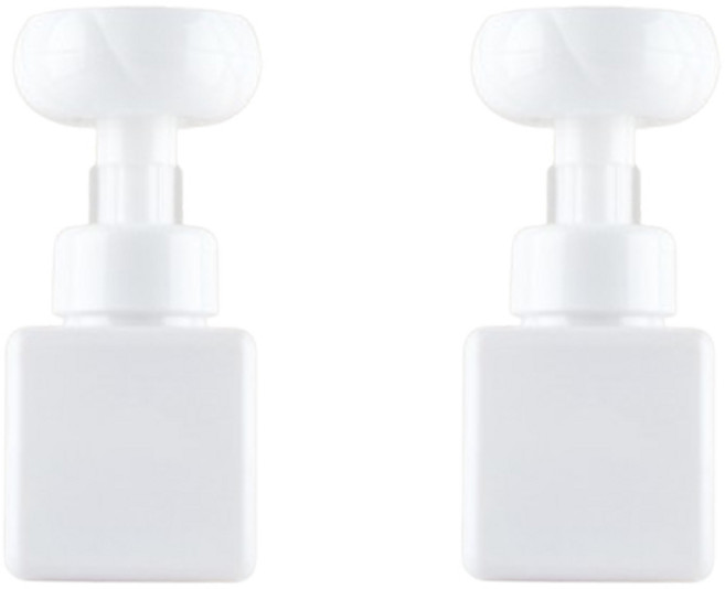 허니잼 꽃거품 디스펜서 2P세트 욕실 손세정제 공병 용기 인테리어 소품 집들이선물, 250ml, 2개