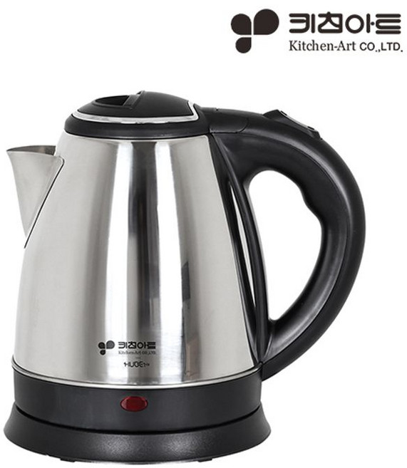 키친아트 1.5L 스테인리스 무선 전기포트 커피포트 전기주전자, KEHT-150S