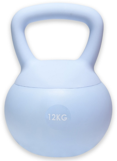 펠컨 무소음 소프트 케틀벨, 1개, 12kg, 블루